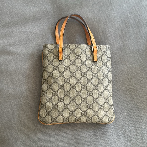 Gucci Vintage Mini Monogram tote yellow - Picture 2 of 7